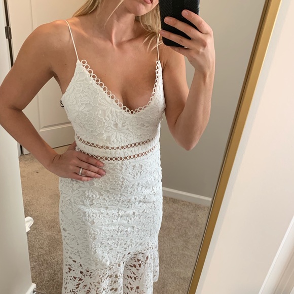 White lace dress - Picture 2 of 4